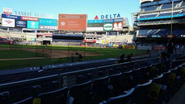 Yankee Stadium, section: 117A, row: 3, seat: 16