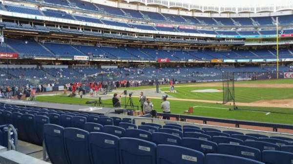 Yankee Stadium, section: 115, row: 1, seat: 1