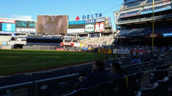 Yankee Stadium, section: 114B, row: 3, seat: 9