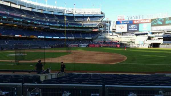 Yankee Stadium, section: 114B, row: 3, seat: 9