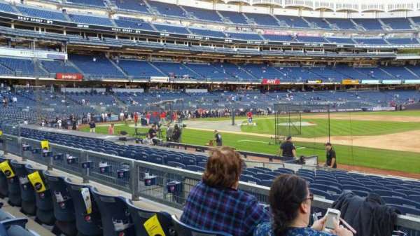 Yankee Stadium, section: 114B, row: 3, seat: 1