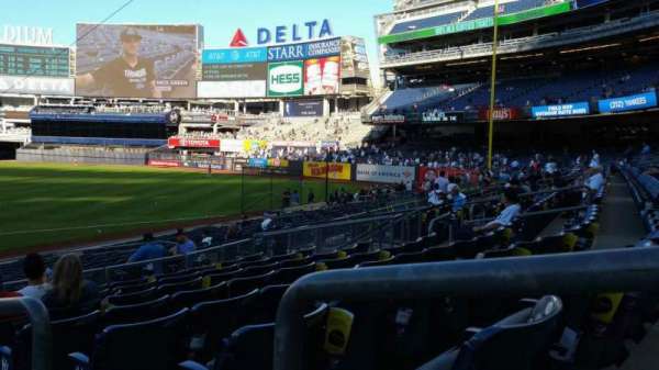 Yankee Stadium, section: 114B, row: 8, seat: 1