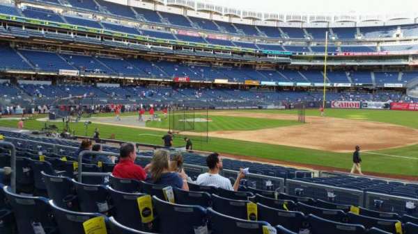 Yankee Stadium, section: 114A, row: 7, seat: 7