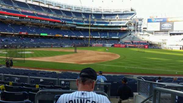 Yankee Stadium, section: 114A, row: 7, seat: 1