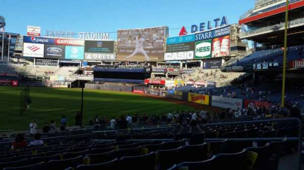 Yankee Stadium, section: 112, row: 11, seat: 8