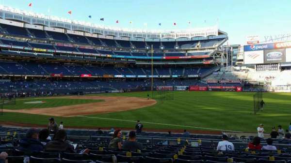 Yankee Stadium, section: 112, row: 11, seat: 8