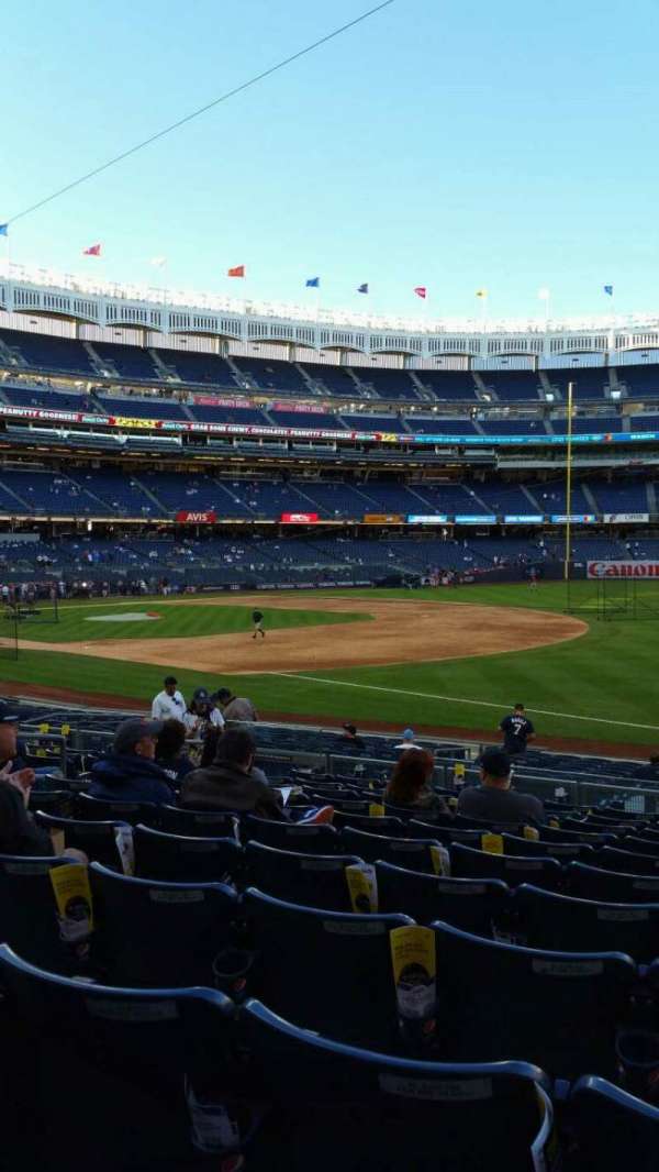 Yankee Stadium, section: 112, row: 11, seat: 8