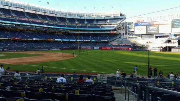 Yankee Stadium, section: 112, row: 11, seat: 1