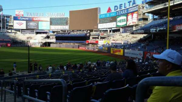 Yankee Stadium, section: 112, row: 11, seat: 1