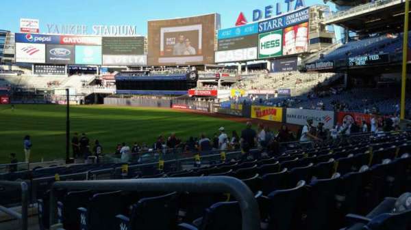 Yankee Stadium, section: 112, row: 7, seat: 1