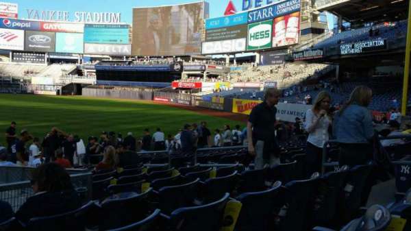 Yankee Stadium, section: 111, row: 15, seat: 8