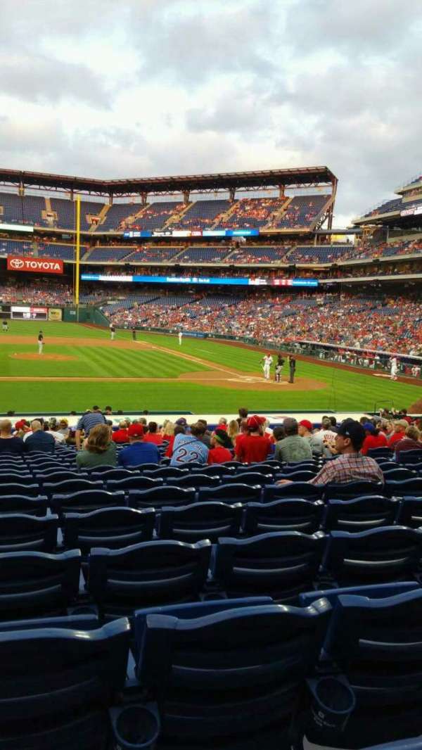 Citizens Bank Park, section: 130, row: 21, seat: 10
