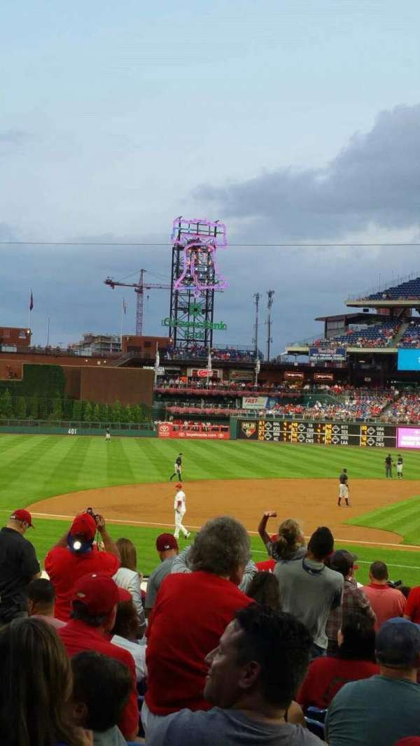 Citizens Bank Park, section: 130, row: 21, seat: 10
