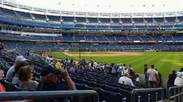 Yankee Stadium, section: 108, row: 9, seat: 12