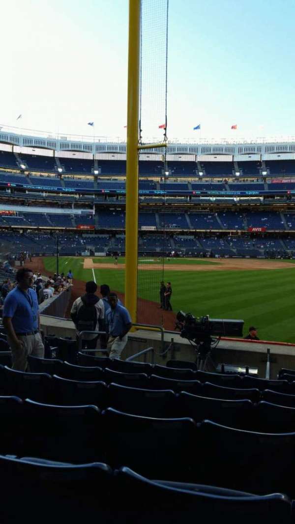 Yankee Stadium, section: 107, row: 9, seat: 9
