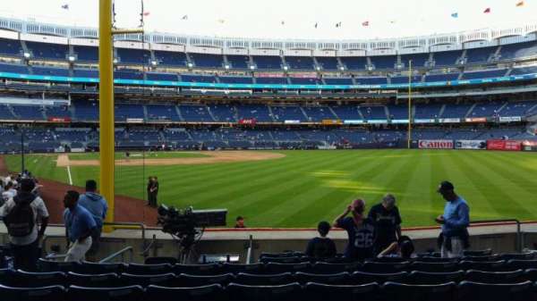 Yankee Stadium, section: 107, row: 9, seat: 9