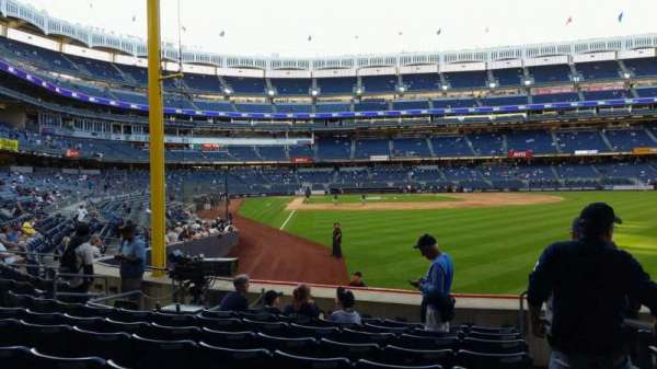 Yankee Stadium, section: 107, row: 9, seat: 1