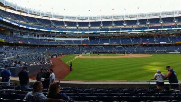 Yankee Stadium, section: 106, row: 10, seat: 7