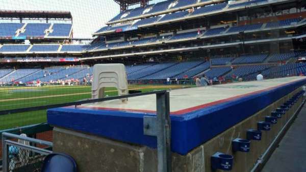 Citizens Bank Park, section: 132, row: 1, seat: 1