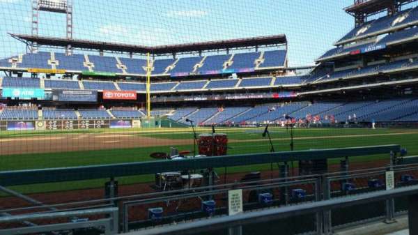 Citizens Bank Park, section: 132, row: 1, seat: 12