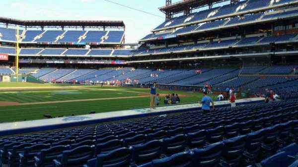 Citizens Bank Park, section: 132, row: 13, seat: 1