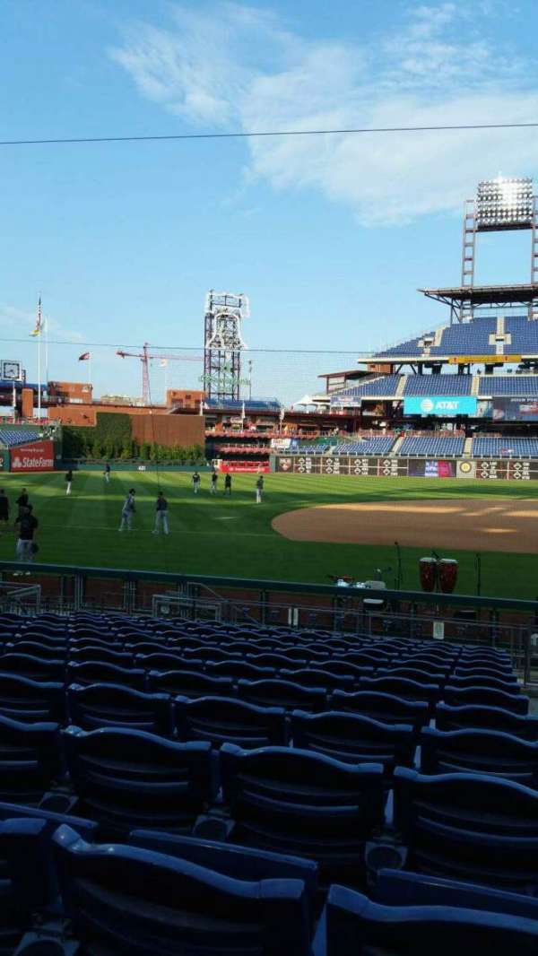 Citizens Bank Park, section: 132, row: 13, seat: 1
