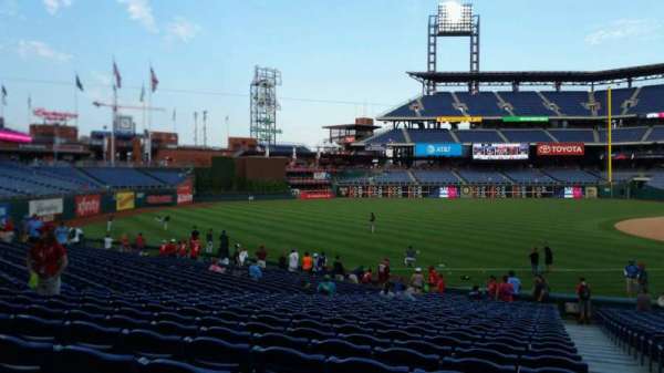 Citizens Bank Park, section: 136, row: 27, seat: 1