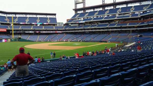 Citizens Bank Park, section: 136, row: 27, seat: 18