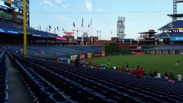 Citizens Bank Park, section: 136, row: 27, seat: 18