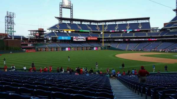 Citizens Bank Park, section: 137, row: 32, seat: 1