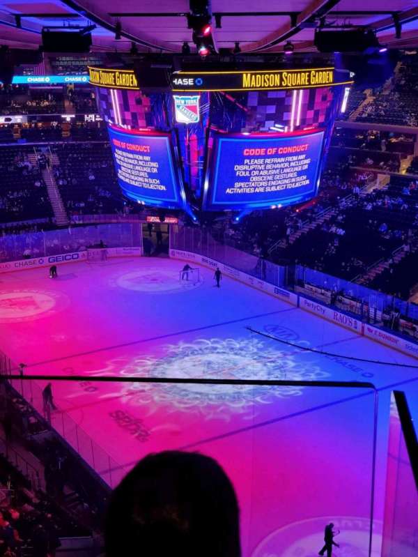 Madison Square Garden, section: 301, row: 2, seat: 16