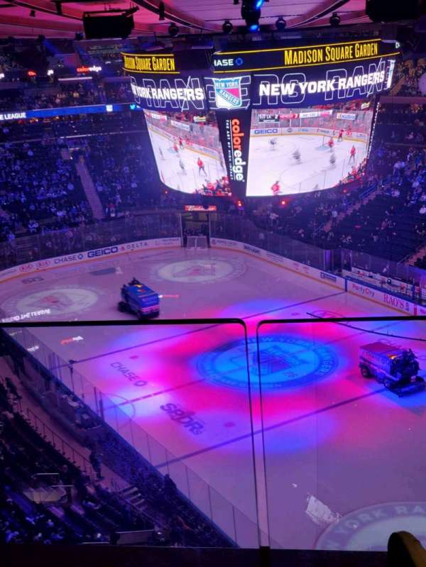 Madison Square Garden, section: 301, row: 2, seat: 15