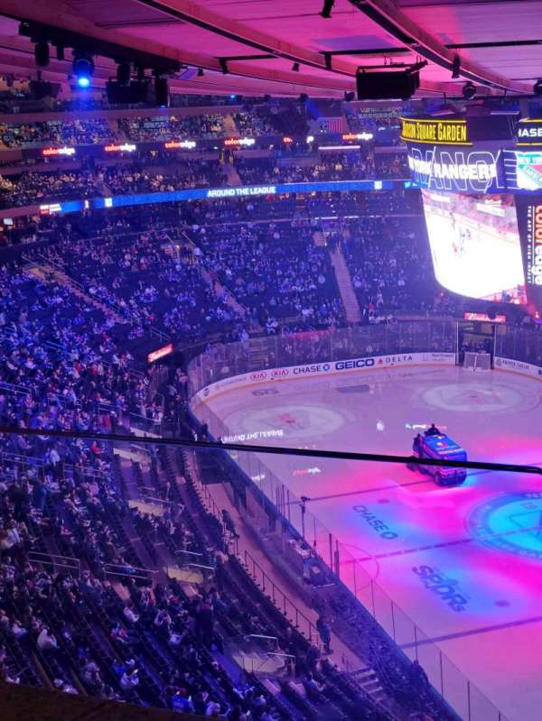 Madison Square Garden, section: 301, row: 2, seat: 15