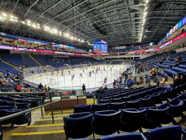Total Mortgage Arena, section: 102, row: J, seat: 18