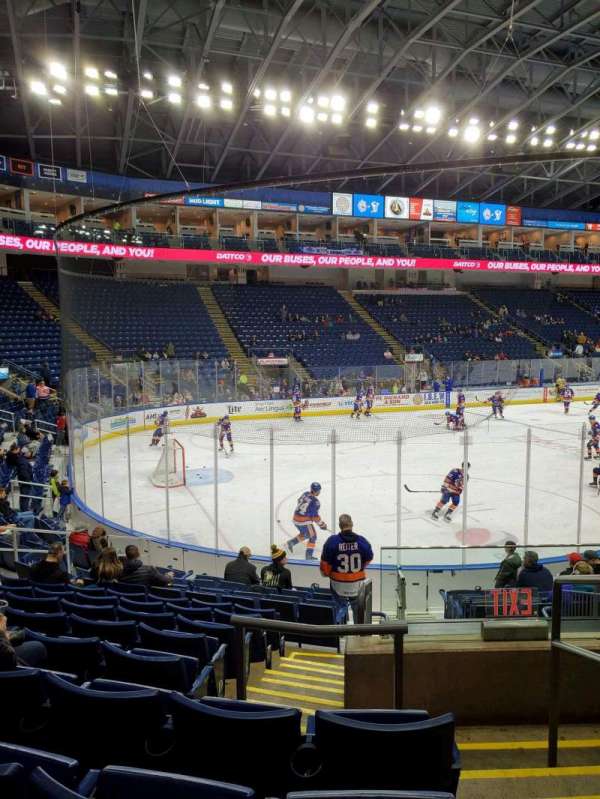 Total Mortgage Arena, section: 102, row: J, seat: 1