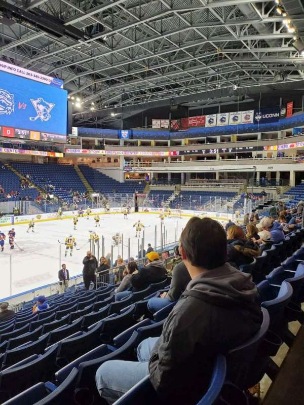 Total Mortgage Arena, section: 104, row: L, seat: 17