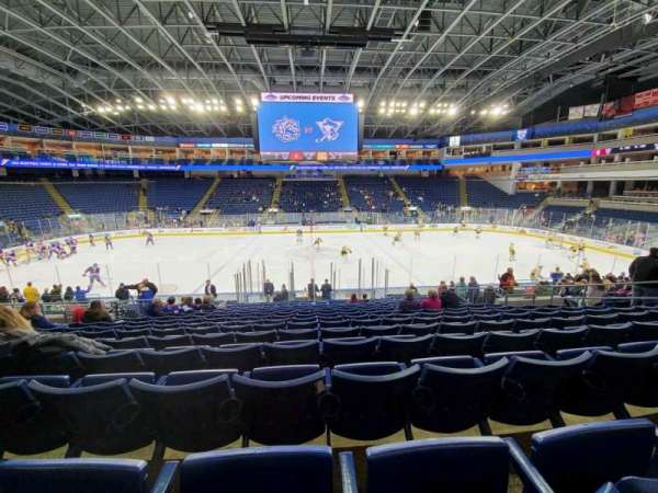 Total Mortgage Arena, section: 105, row: N, seat: 13