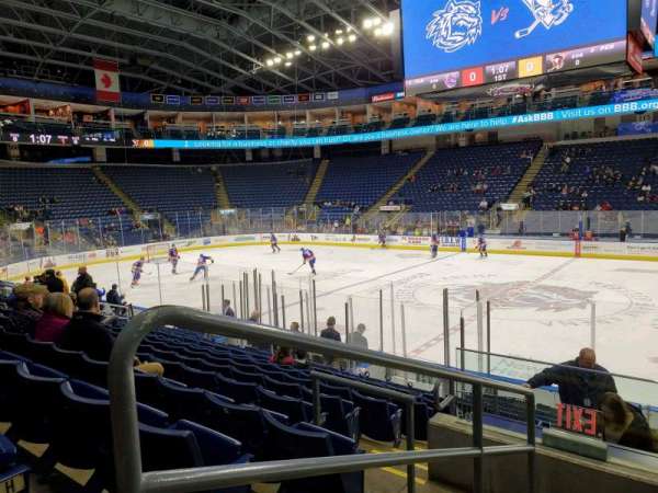 Total Mortgage Arena, section: 106, row: J, seat: 24