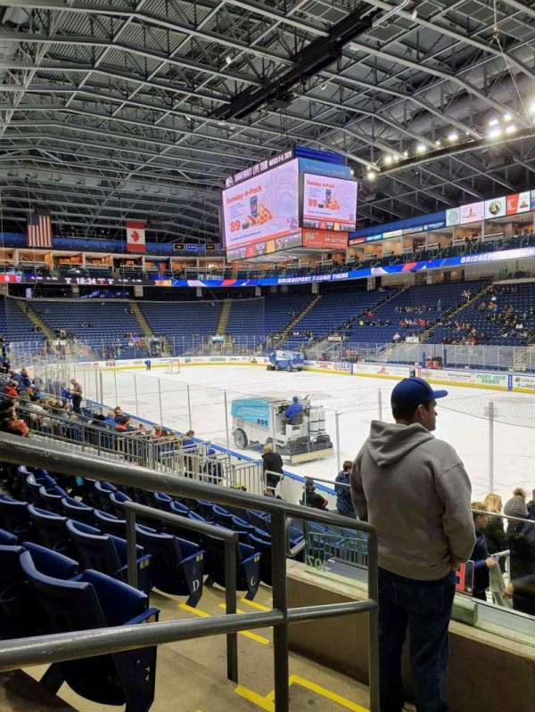 Total Mortgage Arena, section: 108, row: H, seat: 21