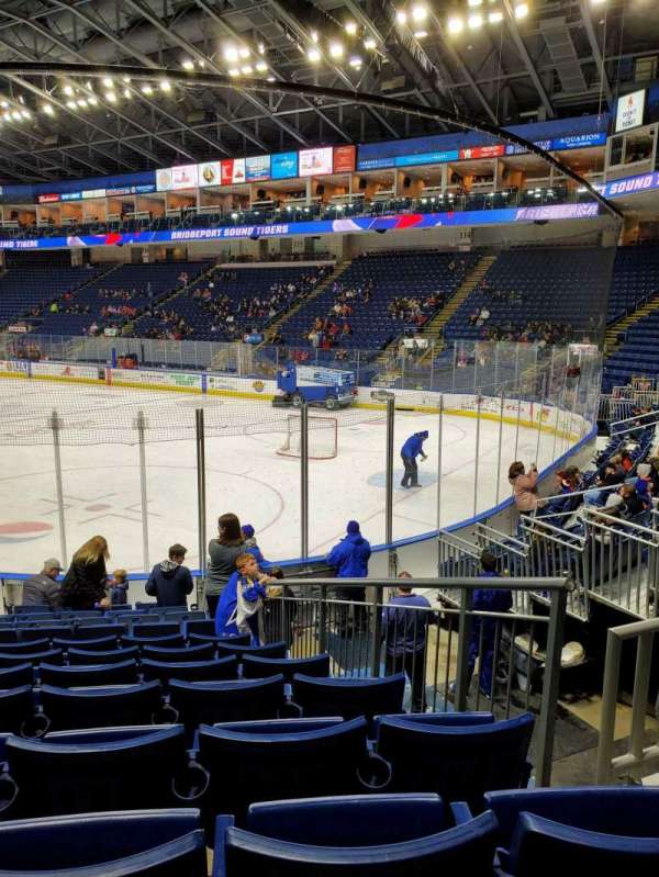 Total Mortgage Arena, section: 108, row: H, seat: 11