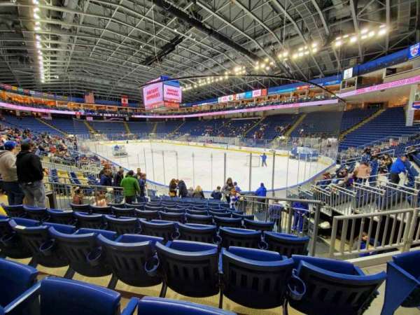 Total Mortgage Arena, section: 108, row: H, seat: 11