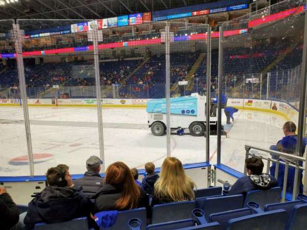 Total Mortgage Arena, section: 108, row: A, seat: 13
