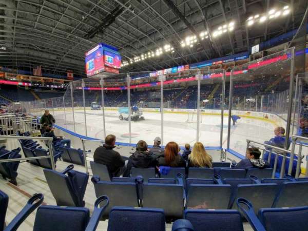 Total Mortgage Arena, section: 108, row: A, seat: 13