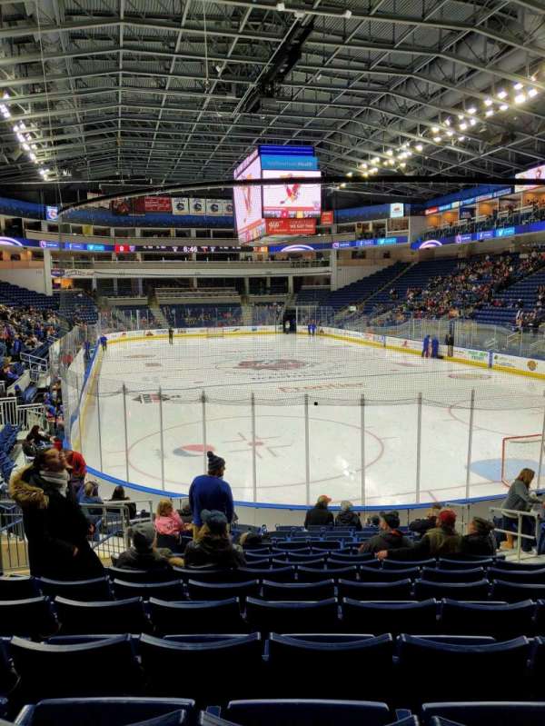 Total Mortgage Arena, section: 119, row: K, seat: 10