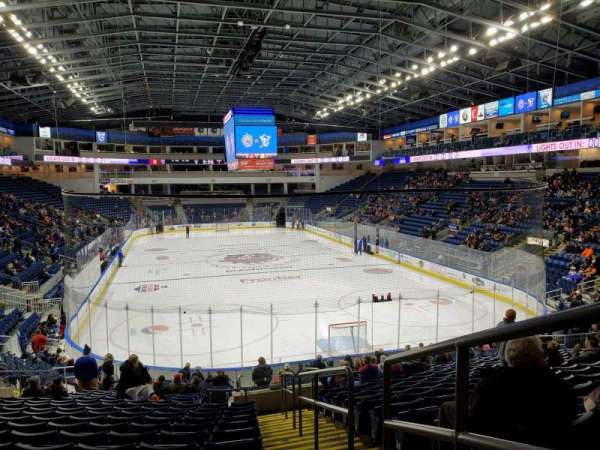 Total Mortgage Arena, section: 119, row: S, seat: 1