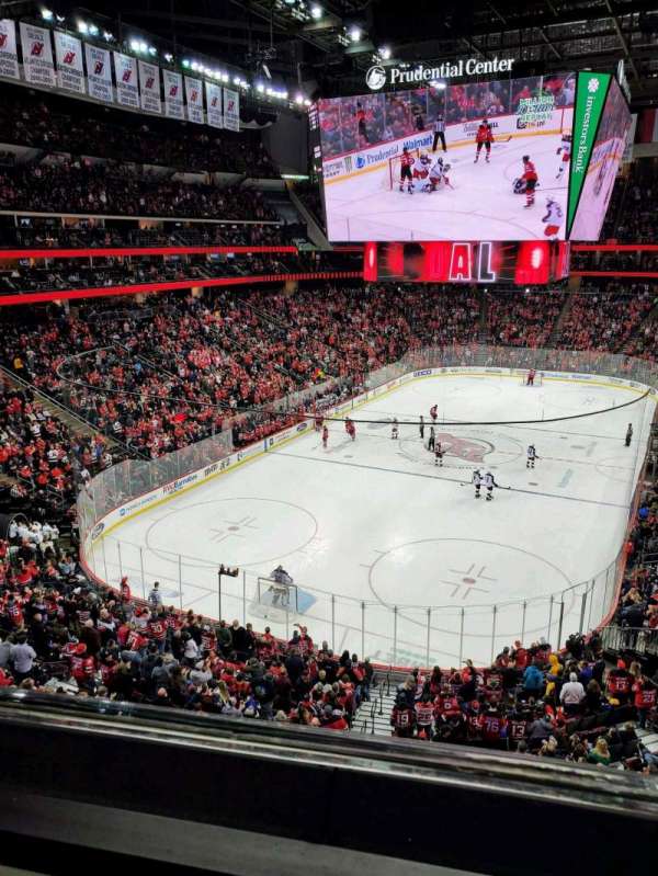 Prudential Center, section: 122, row: 1, seat: 10
