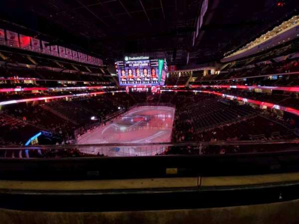 Prudential Center, section: 122, row: 1, seat: 10