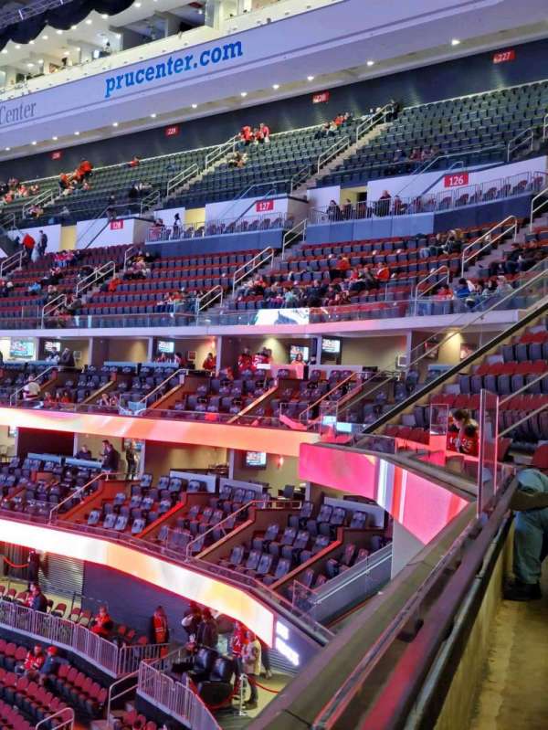 Prudential Center, section: 122, row: 1, seat: 10