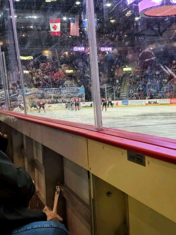Santander Arena, section: 114, row: A, seat: 7