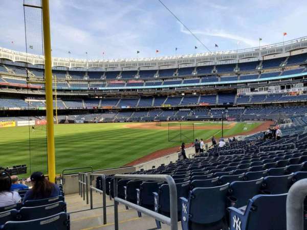 Yankee Stadium, section: 132, row: 12, seat: 1
